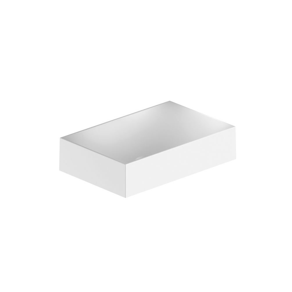 Vado Safari Arctic White Mineral Square Countertop Basin